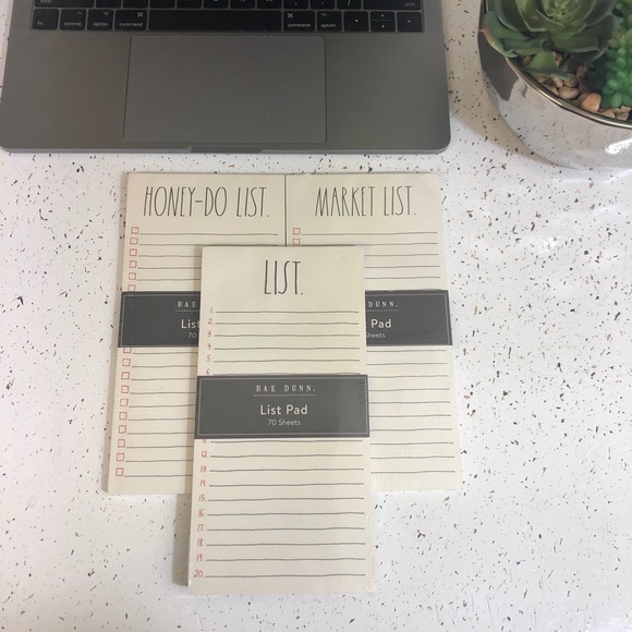 3 Rae Dunn List Pads - Picture 2 of 3